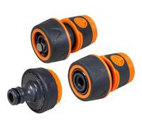 Kit de accesorios de manguera de plástico de 3/4 pulgadas, 3 piezas