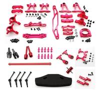 Kit de accesorios de modificación de metal, brazos de suspensión, juego de nudillos de dirección para Tamiya TT02 TT-02 1/10 piezas de actualización de coche RC (putrefacción)
