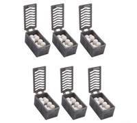 Kit de accesorios de plata para iones Ecovacs T90 Pro para Omni T90 para Omni T90 X12 Robot Aspiradora, repuesto plateado para módulo iónico, compatible con pieza Hoover (6 piezas)