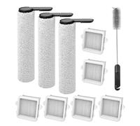 Kit de accesorios de repuesto de 10 piezas compatible con Roborock F25 Gen | Para aspiradora en seco húmedo F25 Gen 2, F25 LT Gen 2, F25 RT Gen 2, F25 BX Gen 2, incluye 3 cepillos de rodillo