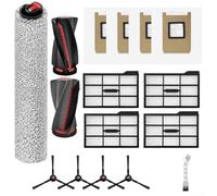 Kit de accesorios de repuesto diseñado para Eufy para aspiradoras robot Omni E28 E25 con cepillo de rodillo, almohadilla de fregona, 4 filtros, 4 bolsas, 4 cepillos laterales, herramienta de limpieza