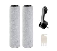 Kit de accesorios de repuesto para cepillo de rodillo compatible con Xiaomi Truclean W30 Pro aspiradora húmeda y seca (E303HW), piezas de repuesto que incluyen 2 cepillos de rodillo lavables y 1 mango