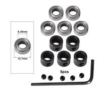 Kit de accesorios de rodamientos de acero para cabezales de fresado y herramienta de corte de carpintería para fresadora