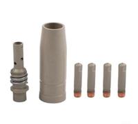 Kit de accesorios de soldadura Mig de 6 piezas para linterna 15AK incluye boquilla antiadherente y soporte de punta para un rendimiento consistente (1,2 mm)
