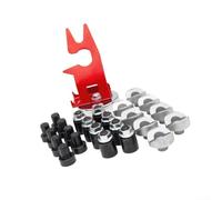 Kit de accesorios de soldadura portátil con bloques en V abrazaderas placas de presión banco de trabajo de acero de aleación para fabricación de metales