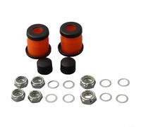 Kit de accesorios de tubo pivote para longboard con componentes esenciales para restaurar tus camiones de skate (naranja)