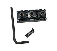 Kit de accesorios de tuerca de bloqueo de guitarra, 6 cuerdas eléctricas de 43 mm con tornillos de montaje y juego de llaves para puente de cuerda