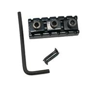 Kit de accesorios de tuerca de bloqueo para guitarra, 6 cuerdas, tuerca de bloqueo de cuerda de guitarra eléctrica, 43 mm, con tornillos de montaje y juego de llaves