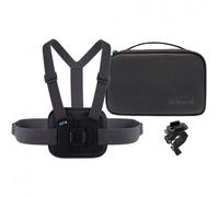 Kit de accesorios deportivos GoPro originales, compatible con HERO7/6/5, montaje bici y esquís, estuche incluido, negro