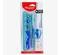 Kit de accesorios escolares Kidy Learn Concentración Maped de 4 piezas