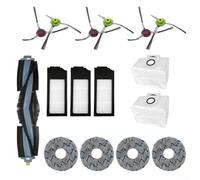 Kit de accesorios esenciales para Ecovacs para DEEBOT X1 para OMNI TURBO filtros de aspiradora, cepillos, paños de fregona, bolsas de polvo