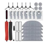 Kit De Accesorios For Robot Aspirador, Compatible Con Roborock S8 Max Ultra: Incluye Cepillo Principal, Cepillo Lateral, Filtro, Mopa Y Bolsas De Repuesto.