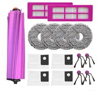 Kit de accesorios J15 de repuesto para Eureka J15 para aspiradora robot Evo Ultra, cepillo principal, fregona, pantalla de filtro, bolsa de polvo, cepillo de borde, juego de piezas de repuesto (A)