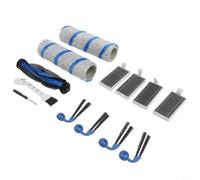 Kit de accesorios para aspiradora compatible con ECOVACS para DEEBOT X11, OmniCyclone, X11 Pro, cepillo principal, cepillos laterales, filtros HEPA, rodillos de fregona, juego de herramientas de