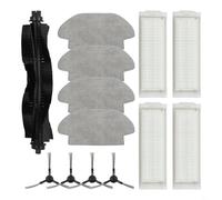 Kit de accesorios para aspiradora Everybot 3i Robot para KARCHER RCV 3 para Haier PROBOT DTX, incluye cepillo principal, paño de fregona lateral y juego de repuesto de filtro