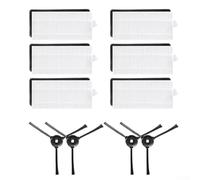 Kit de accesorios para aspiradora M200 M201 M520M M571 T700, juego de filtros de repuesto con cepillos laterales, piezas de 10 piezas para una limpieza mejorada