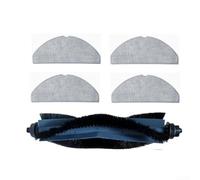 Kit de accesorios para aspiradora robot Juego de paños de fregona de cepillo principal, piezas de repuesto con diseño en V, almohadillas para fregona, kit de limpieza para Eufy G50 L60 para HYBRID L60