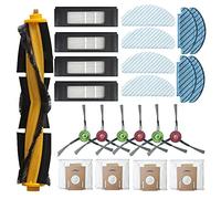 Kit de accesorios para aspiradora robótica Yeedi Vac/Vac Max Vac 2 Pro Station, 1 cepillo principal, 6 cepillos laterales, 4 filtros HEPA, 4 almohadillas desechables para fregona, 4 almohadillas
