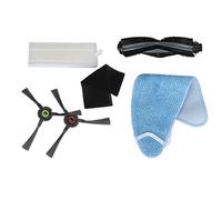 Kit de Accesorios para Barredora, Fregona Lavable, Cepillo Principal, Juego de Filtros de Cepillo Lateral con Pantalla de Filtro de Cepillo Lateral de Cepillo Rodante para K650