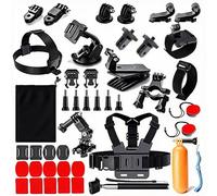 Kit de Accesorios para Cámara de Acción 43 en 1 con Empuñadura Flotante y Ventosa de Brazo Largo, Incluye Palo Selfie, Trípode y Adaptadores para GoPro Hero 12/11/10/9/8.