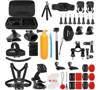 Kit de Accesorios para Cámara de Acción ChromLives, Juego de Soportes para Cámara de Acción 57 en 1 Compatible con Gopro Hero 13 12 11 10 9 8 7 6 5/Session 5/Hero 4/3+/3/2/1, DJI Osmo, Akaso, Insta360