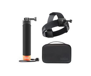 Kit de accesorios para cámara - GoPro - Correa para la cabeza 2.0 - Mango flotante - Caja compacta - Impermeable