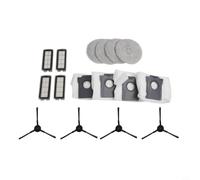 Kit de accesorios para Cecotec para Conga para X-Treme para robot aspirador X50, piezas con filtros, paños de fregona, bolsas de polvo, cepillos laterales (A)