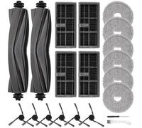 Kit de Accesorios para Dreame X40 Ultra Complete/L40 Ultra /L10s Ultra Gen 3, Repuestos Recambio para Mova P50 Pro Ultra con 2 Cepillos Principales, 4 Filtros, 6 Paños de Mopa, 6 Cepillos Laterales