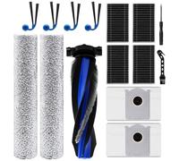 Kit de accesorios para Ecovacs Deebot T90 Pro Omni /T90 Omni/X12 PRO OMNI/T90S PRO Omni/T90S Omni Robot Aspirador, 1 cepillo principal, 4 cepillos laterales, 4 filtros HEPA, 2 bolsas para el polvo