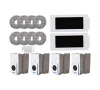 Kit de accesorios para Ecovacs para aspiradora deebot T30S PRO, filtros HEPA, bolsas de polvo, piezas de repuesto, solución de limpieza