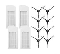 Kit de accesorios para ECOVACS para deebot N20 Series - 4 filtros lavables y 8 cepillos laterales de esquina