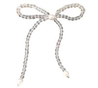 Kit de accesorios para el pelo hecho a mano con apliques de lazo de cristal