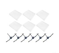 Kit de accesorios para Eufy G50 L60 para robot aspirador híbrido - Filtros de alta eficiencia y juego de cepillos de borde