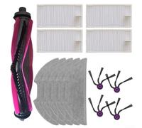 Kit de accesorios para Eureka E20 para aspiradora robot evo Plus, incluyendo cepillo de rodillo cepillo de borde Hepa filtro almohadillas de limpieza (B)