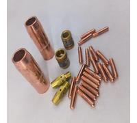 Kit de accesorios para gas de soldadura Hobart H MIG y para millermatic M-25/M-40, incluye boquillas 169726, adaptador 169728/169729 y boquillas de contacto (000068)