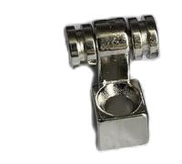 kit de accesorios para guitarra Rodillo De Guitarra Eléctrica, Retenedor De Árboles, Guía De Árbol De Montaje Con Tornillos, Accesorios De Guitarra Negra Plateada, 1 Uds./2 Uds.(Silver,3/4)