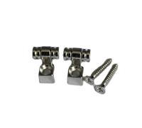 kit de accesorios para guitarra Rodillo De Guitarra Eléctrica Retenedor De Árboles Guía De Árbol De Montaje Con Tornillos Accesorios Hechos De Metal Duradero 1 Uds./2 Uds(Silver,2)