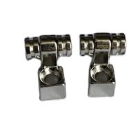 kit de accesorios para guitarra Rodillo De Guitarra Eléctrica, Retenedor De Árboles, Guía De Árbol De Montaje Con Tornillos, Accesorios De Guitarra Negra Plateada, 1 Uds./2 Uds.(Silver,2)