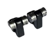 kit de accesorios para guitarra Rodillo De Guitarra Eléctrica, Retenedor De Árboles, Guía De Árbol De Montaje Con Tornillos, Accesorios De Guitarra Negra Plateada, 1 Uds./2 Uds.(Black,2)