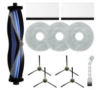 Kit de accesorios para LEFANT para robot limpiador m3 - Piezas de repuesto con cepillo principal cepillos laterales Filtros Almohadillas de fregona (A)