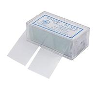 Kit de Accesorios para microscopio 100 Piezas de Vidrio de Cubierta de microscopio 24x50mm Diapositivas de Vidrio en Blanco 0,13-0,17mm de Espesor con Caja portaobjetos de microscopio