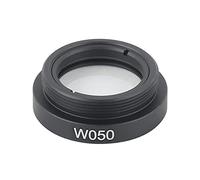 Kit de Accesorios para microscopio 30 0X 450x 600x Lente monocular de Zoom Continuo monocular Digital 0. 7X-5.6X Lente de Aumento portaobjetos de microscopio (Color : W050)