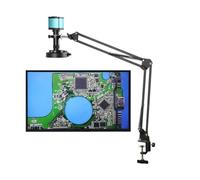 Kit de Accesorios para microscopio 4 8MP 4K 1080P HDMI USB Cámara de microscopio de Video Industrial 130x Zoom C Lente de Montaje portaobjetos de microscopio (Color : 37cm Full Set)