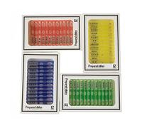 Kit de Accesorios para microscopio 48 Tipos de plástico Microscopio de microscopio Preparado de Animales Microscopio biológico portaobjetos de microscopio (Color : 48Kinds)