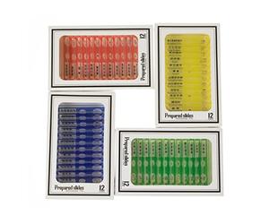 Kit de Accesorios para microscopio 48 Tipos de plástico Microscopio de microscopio Preparado de Animales Microscopio biológico portaobjetos de microscopio (Color : 48Kinds)