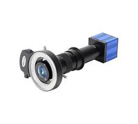 Kit de Accesorios para microscopio 5 1MP FHD Cámara de microscopio Lente de 180x con Soporte HDMI USB Microscopio Digital electrónico Industrial portaobjetos de microscopio