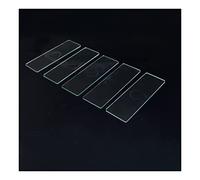 Kit de Accesorios para microscopio 5 uds 1mm de Espesor cavidad Vidrio cubreobjetos Reutilizable Laboratorio Muestra en Blanco Cubierta de Vidrio portaobjetos de microscopio