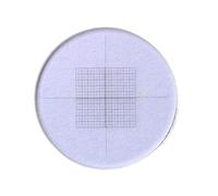 Kit de Accesorios para microscopio cámara de prepa Diámetro 24 mm microscopio estéreo Ocular micrómetro retícula Regla Rejilla Escala Cruzada Accesorios para microscopios