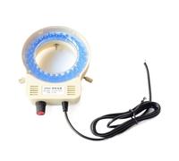 Kit de Accesorios para microscopio Fuente de luz del Anillo Azul del microscopio DIRIGIÓ Luz de Fondo de la lámpara de Anillo de 65 mm de Brillo de diámetro portaobjetos de microscopio