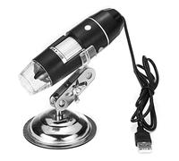 Kit de accesorios para microscopios 0-160 0x 2MP 3 En 1 USB Escribe C LED Microscopio ajustable Microscopio digital portátil de mano Portaobjetos de microscopio(1000X)